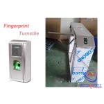 Outdoor Durable Theftproof Fingerprint Turnstile Barrier Gate 304 Stainless Steel for sale