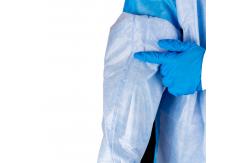 China Reinforced Disposable SMS Surgical Gowns With Knitted Wrist For Operating Room supplier