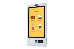 China Self Ordering Ticket Dispensing Machine Barcode Scanner Kfc Self Service Kiosk supplier