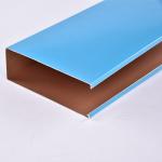 Aluminum Linear Baffle Ceiling Fireproof / Aesthetic For Building Ceilings for sale