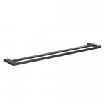 Mirror Polished Double Towel Rod Contemporary Wall Mounted Towel Rack Sus 304 for sale