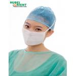 Non Irritating Disposable 3 Ply Face Mask OEM With Double Nonwoven Ties