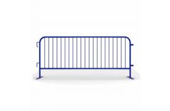 China Blue Portable Crowd Control Barriers Fence With Flat Feet supplier