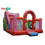 Outdoor Commercial Inflatable Bounce House Adult Kids Party Bouncer Combo With Water Slide for sale