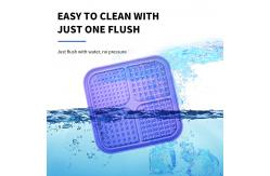 China Pet Bowls Silicone Slow Feeder LCD Display DogLicking Mat Dog Lick Pad Interactive supplier