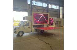 China 4X2 FOTON GASOLINE FUEL POWERED 116HP ENGINE MOBILE LED ADVERTISING TRUCK supplier