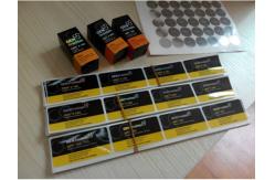 China 10ml Vial Laser Adhesive Labels Hologram Sticker vial Package Custom Waterproof supplier