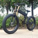 Large Fork Full Suspension E Mtb 26inch Fat Wheel Electric Bicycle for sale