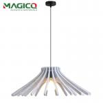 Home Decoration Hanging Lightshade Handmade Soundproof Felt Light Mushroom Model Lampshade Chandelier for sale
