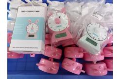 China ABS 12speed rabbit digital count down timer for kids supplier