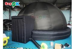 China Portable Black Inflatable Planetarium Dome Tent Blow Up Projection Tent supplier