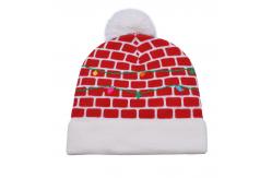 China 58CM Adults Winter Knit Beanie Hats With Common Fabric Feature supplier
