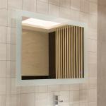 Frameless Led Bathroom Mirror With Lights Stable Operation Illuminated Vanity Mirrors for sale