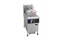 China Smart Touch Panel  Electric Vertical Chicken Broaster Pressure Fryer With Filtration supplier