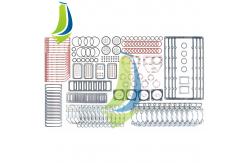 China 3800730 4352580 Upper Gasket Kit For KTA38 Engine supplier