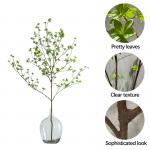 OEM Artificial Landscape Trees Nandina 120cm Silk Plants Potted Indoor Washed for sale