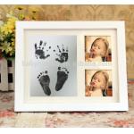 Newborn Baby Souvenir Baby Handprint Footprint Clay Kit With Ink Pad for sale