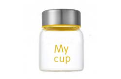 China QZH ISO9001 Bird Nest Custom Printed Glass Jars Transparent Personalised 60*80mm supplier