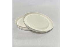 China Environmental Disposable Compostable Sugarcane Bagasse Cup Lid For Takeaway Cup 16 Oz supplier