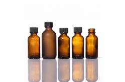China 60ml Mini Lotion Bottles Bulk 4oz Boston Round Glass Diffuser supplier