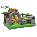 Outdoor Inflatable Slide 21.3FT Inflatable Bouncy Castle Slide Kids Slide Bouncer House For Indoor for sale