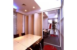 China Movable Panel Library School Sliding Folding Partition Walls 4000 MM Height supplier