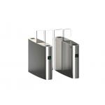Security Office Building Access Control Turnstiles Full Height Acrylic Wing Panel