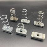 Electrical Galvanized m6 m12 Unistrut Channel Spring Nuts for sale
