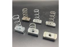 China Custom Long Spring Metal Steel m6 m8 m12 Channel Spring Nuts supplier