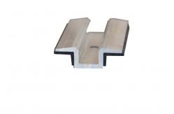 China Mid Clamp Solar Roof Mounting Systems Accessories Alloy 6005 - T5 supplier