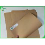 Food Grade 65gsm 70gsm Natural kraft Brown Packing Paper Rolls 600mm width for sale