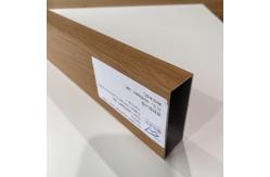 China Customizable Aluminum Metal Ceiling 30x80x1.3mm Box Metal Baffle Ceiling supplier