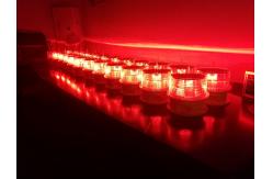 China FAA L810 Solar Led Warning Light , Low Intensity Aviation Obstruction Light 1.8w supplier