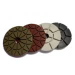 3000 RPM 100mm Diameter Diamond Floor Pads Wet Use High Efficiency Nice Surface for sale