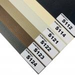 Office Window Polyester Roller Blinds Curtain Zebra Fabric Electric Summer Shades for sale
