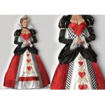 Holiday Queen Of Hearts Princess Halloween Costumes Prince Design With Choker for sale