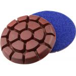 3 Inch Metal Chip Concrete Floor Polishing Pads Grit 50 In Round Shaped for sale