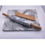 Cutomized Logo Granite Stone Rolling Pin Polished Smooth for sale