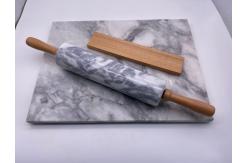 China Cutomized Logo Granite Stone Rolling Pin Polished Smooth supplier