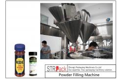 China Multi station Rotary Powder Filling Machine With Servo Drive Controlled Auger supplier