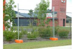 China Low Carbon Steel Temporary Security Fence 4ft 6ft 8ft Construction Fence supplier
