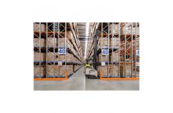 China Heavy Duty Double Deep Pallet Rack  Steel Industrial Pallet Shelves For Warehouse supplier