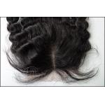22# Micro Ring 5A Grade Lace Top Closure ，20 Inch Human Hair Weave