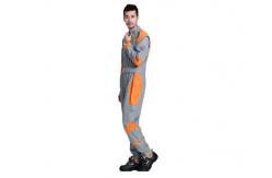 China Waterproof Long Sleeve Work Uniform Embroidery With Reflective Stripe Effect supplier