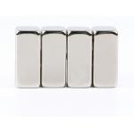Custom Rare Earth Industrial Magnets Square Neodymium Magnets Silver Color for sale