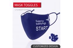 China Washable Tube Shape Silicone String Cord Locks supplier