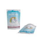 Laminated Plastic Alumimum Foil Pouch Packaging k White Blue Shinny for sale