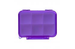 China Multifunctional Water Resistent Daily Pill Box With Removable Tray 6 Compartments Matte Surface supplier