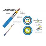 Four Cores Glass Fiber Optic Cable Easily Strip And Splice Low Smoke for sale