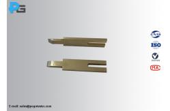 China IEC60112 Figure B1 Platinum Electrode 1 Pair / 99.9% Purity With Brass Extension supplier